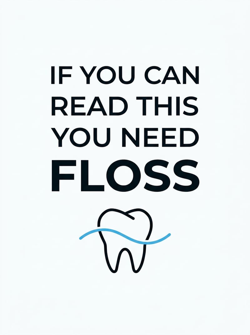 Modern Floss Reminder Design