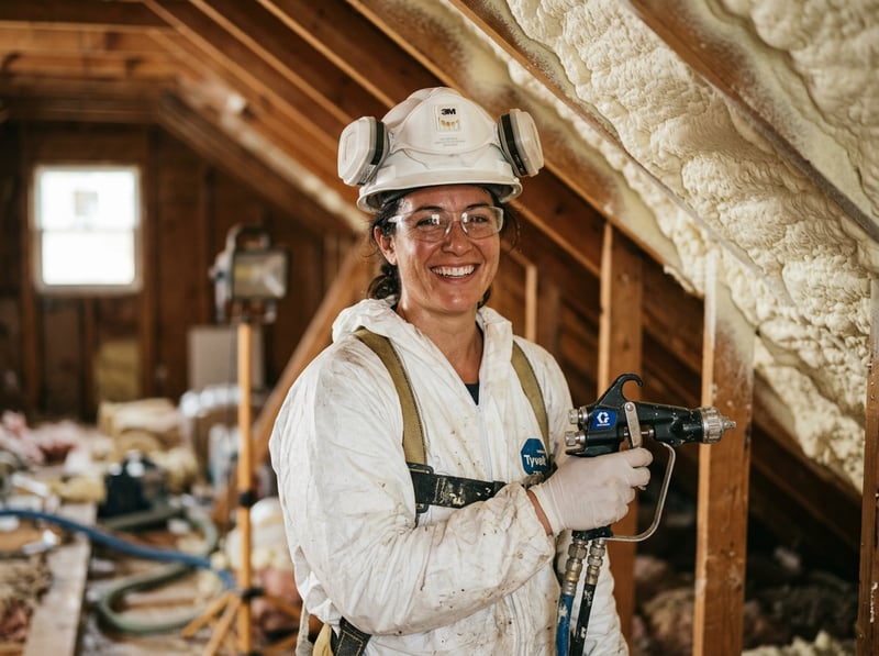 Portrait of Spray Foam Applicator
