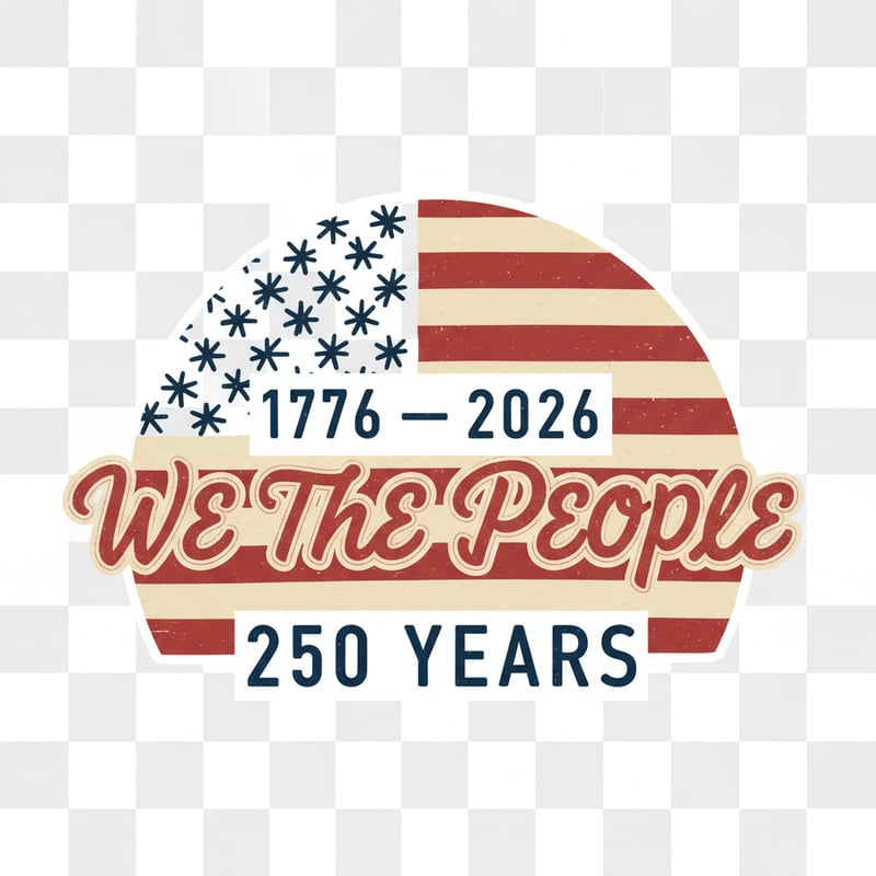 Patriotic WE THE PEOPLE Graphic