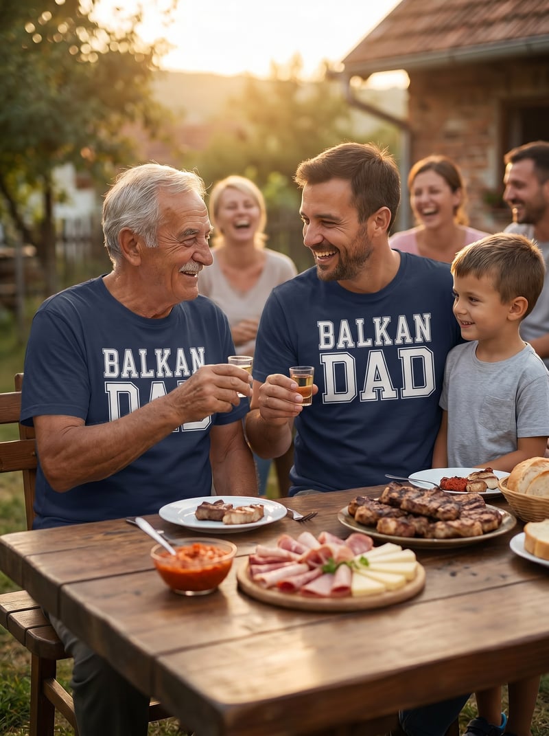 Balkan Family Bonding at Golden Hour