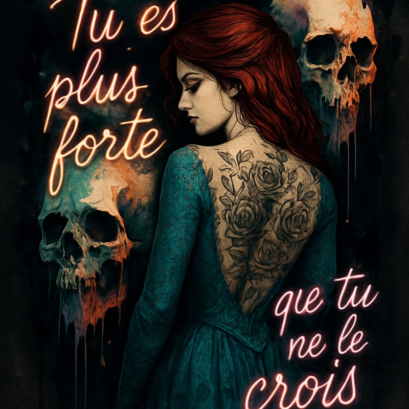 Gothic Tattoo Art Digital Illustration