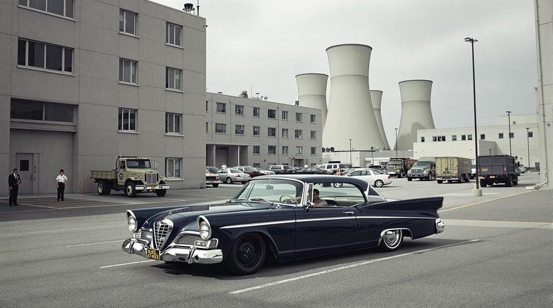 Studebaker at Oak Ridge Lab Parking