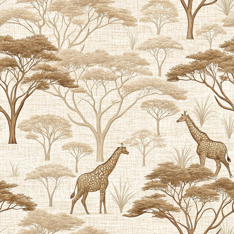 Ivory Beige Tone-on-Tone Pattern