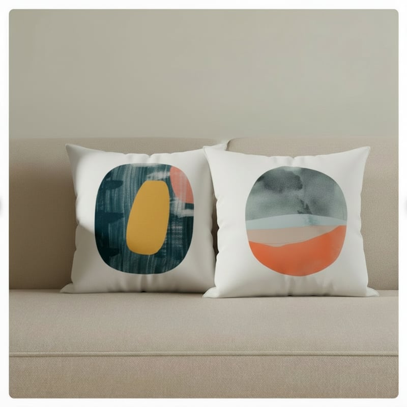Japandi Pillows Composition Guide