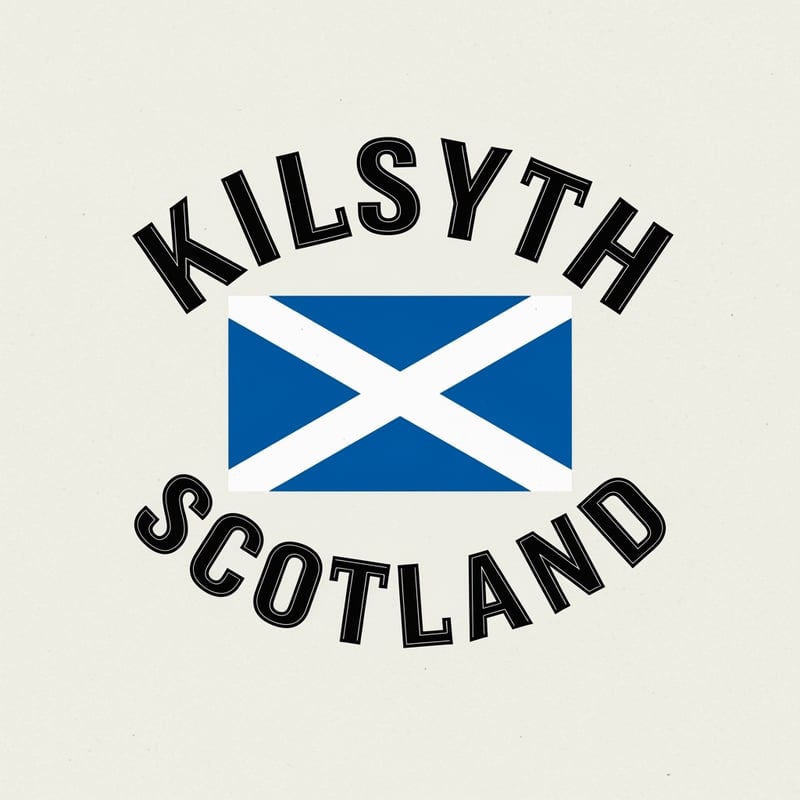 Vintage Kilsyth Scotland T-Shirt Design