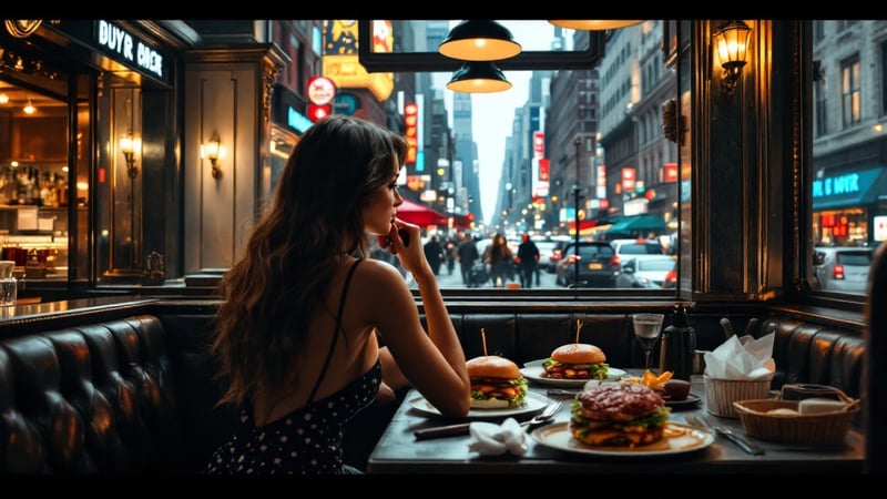 Luxury Diner in New York City