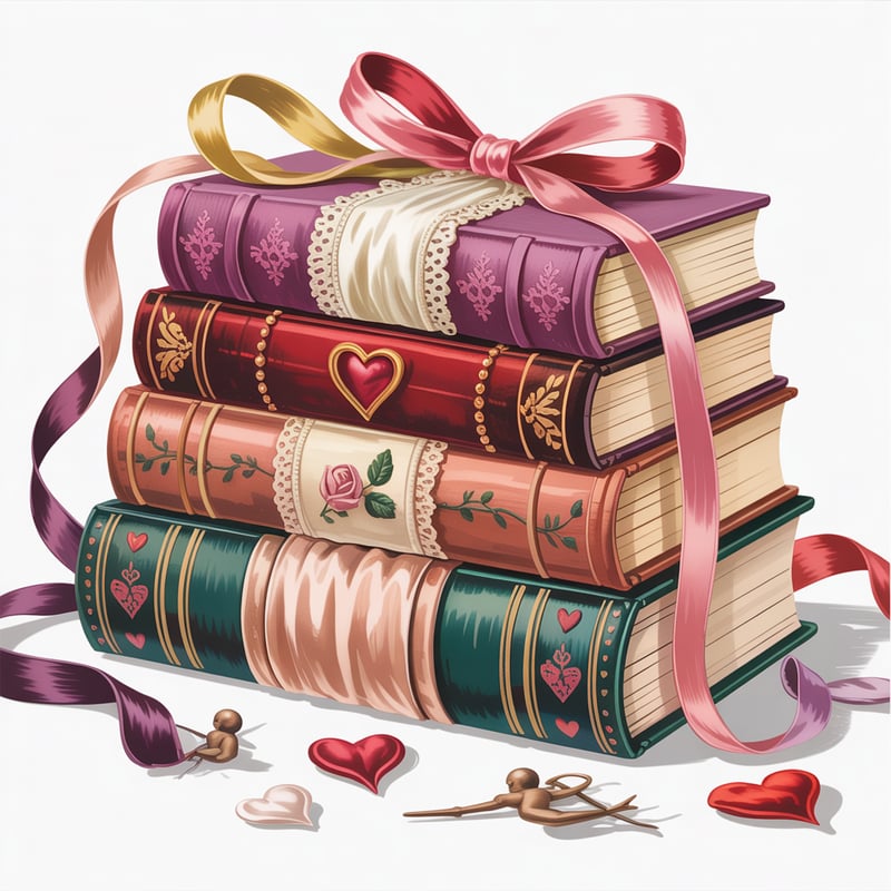 Vintage Romance Novel Tower Illustration