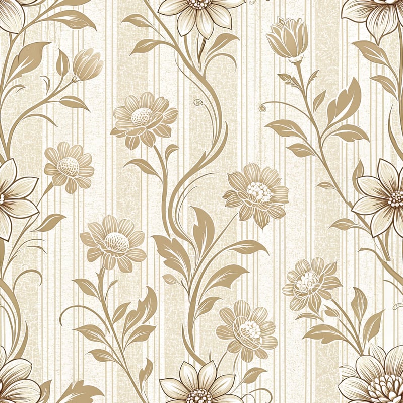 Elegant Ivory Stripe Pattern