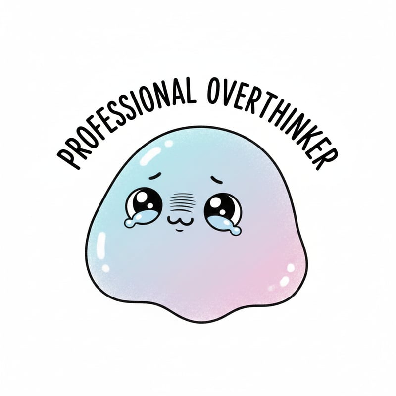 Cute Anxious Blob Creature