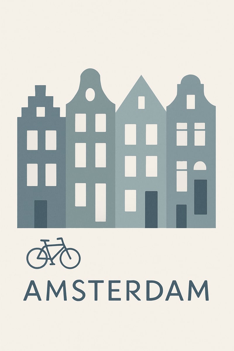 Minimalist Amsterdam Canal Houses