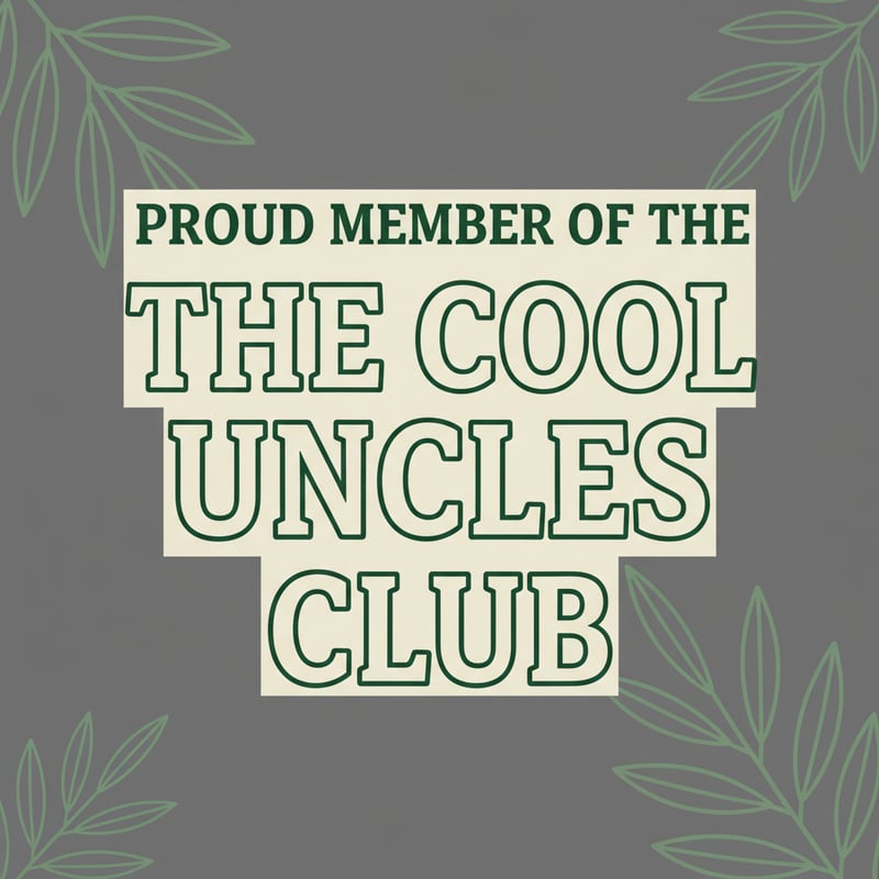 Typografie Design Cool Uncles Club