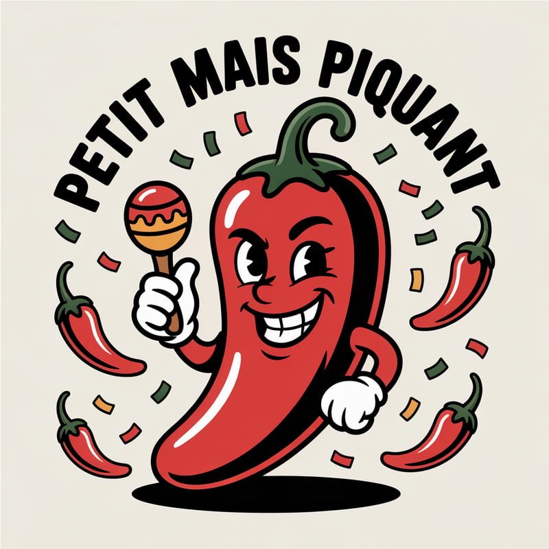 Funny Red Jalapeño Cartoon