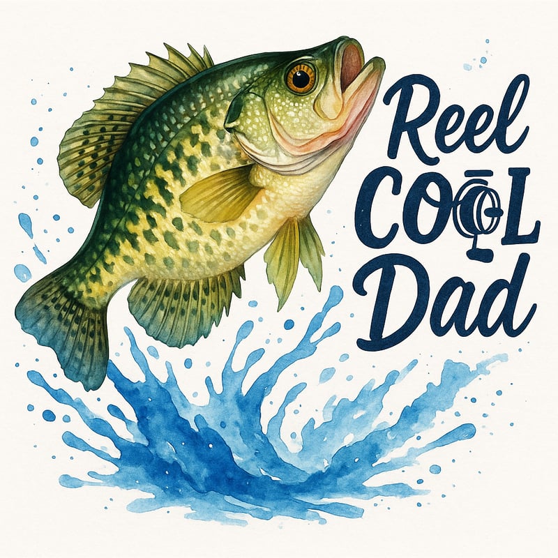 Lifelike Crappie Fish Design
