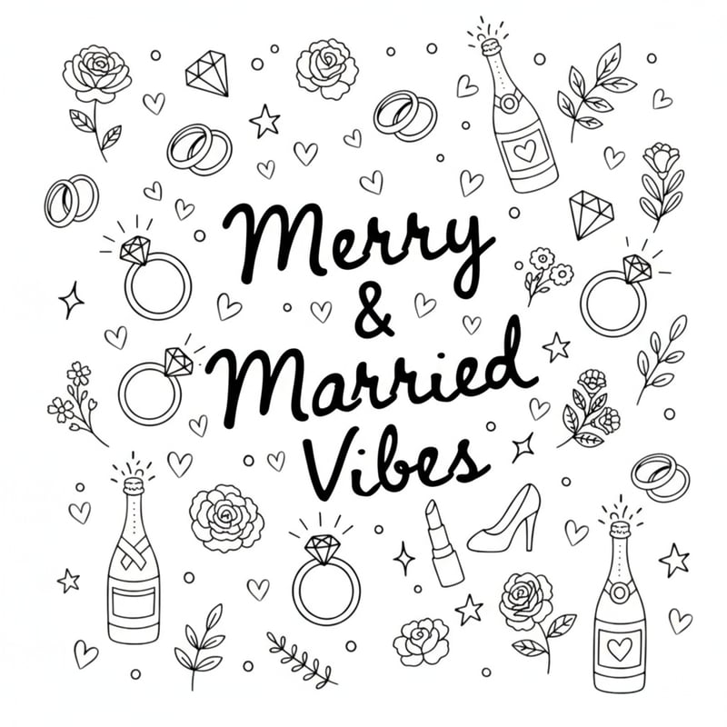Christmas Bride Merry & Married Design