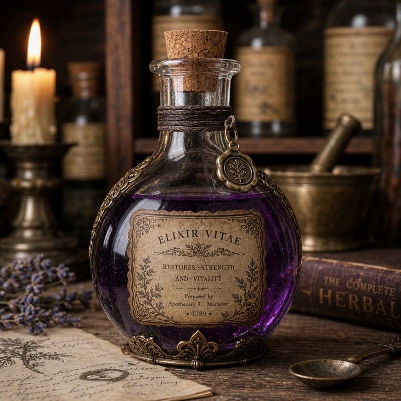 Apothecary Potion Flask