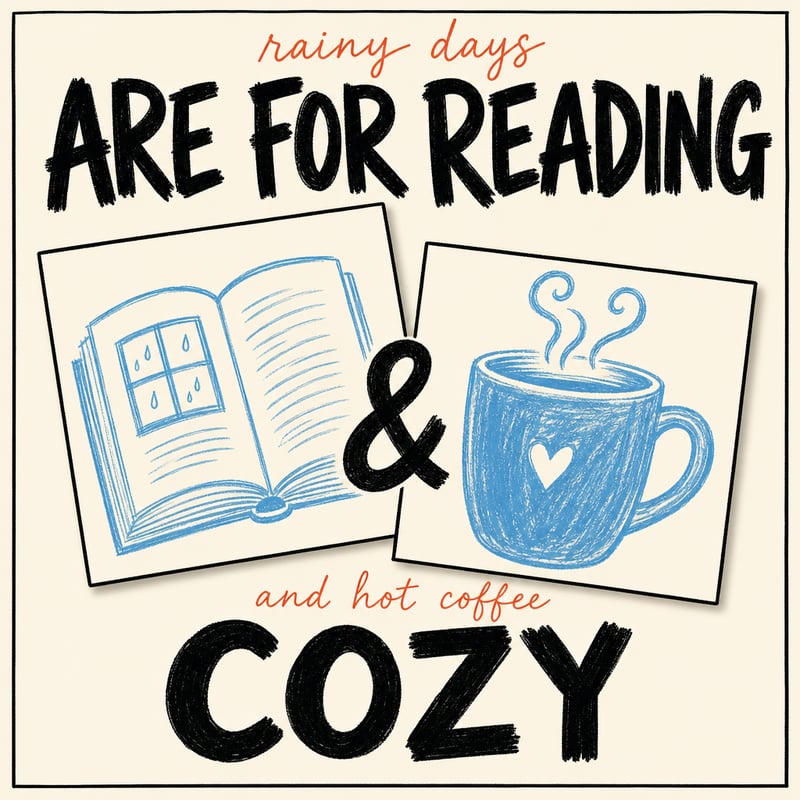 Cozy Reading and Coffee Poster