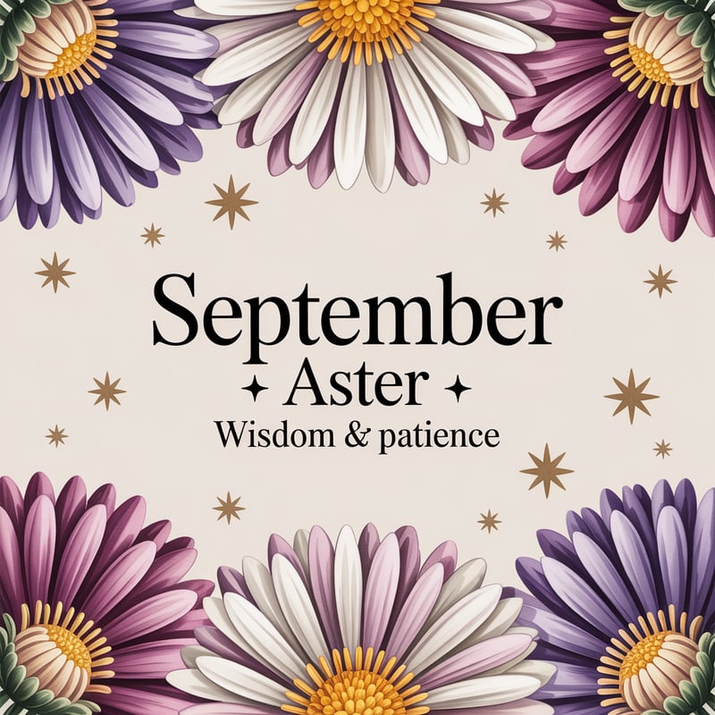 Bohemian September Aster Design