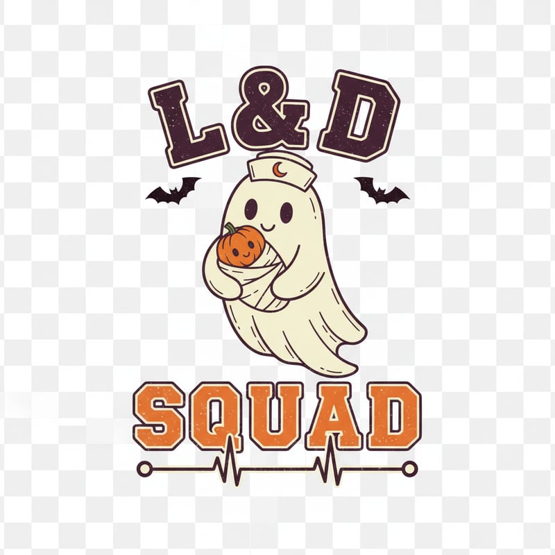 Halloween L&D Squad Nurse Graphic