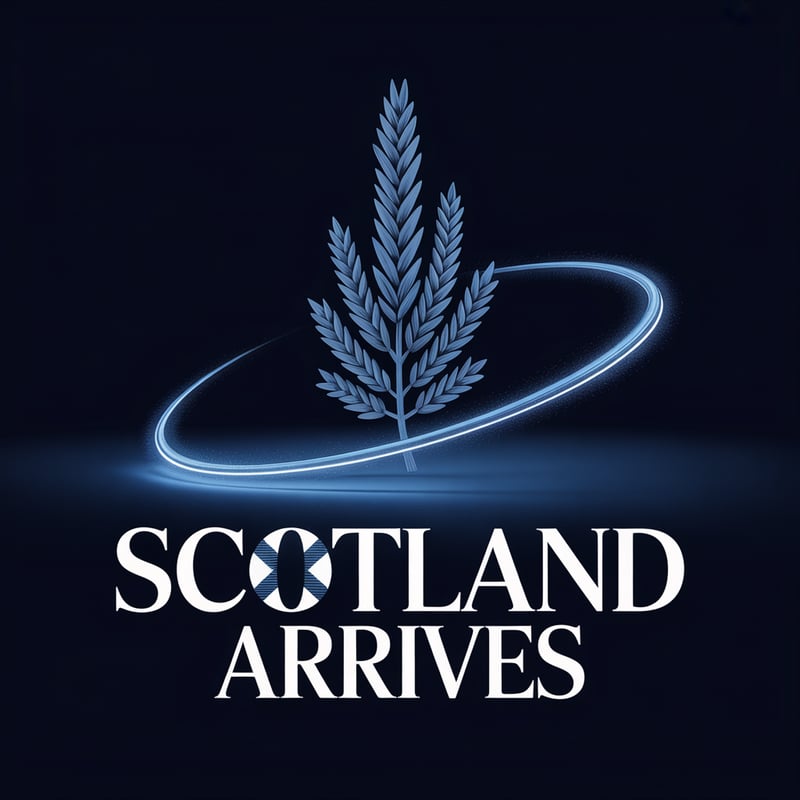 Minimalist Scotland Font Design