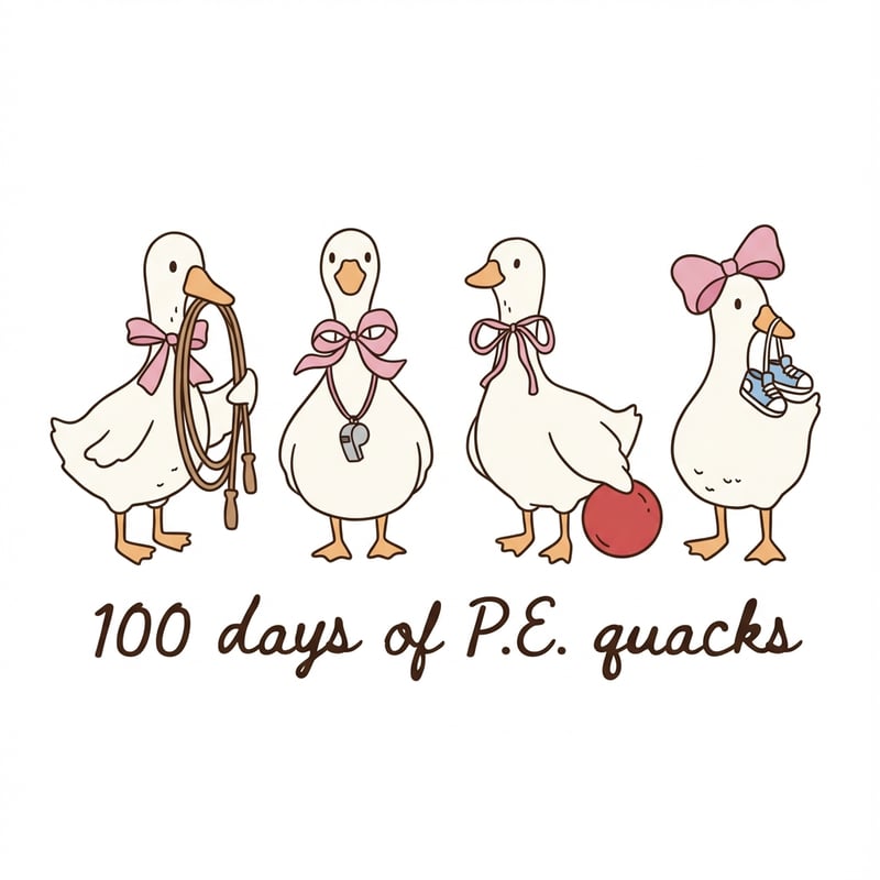 100 Days of P.E. Geese Design