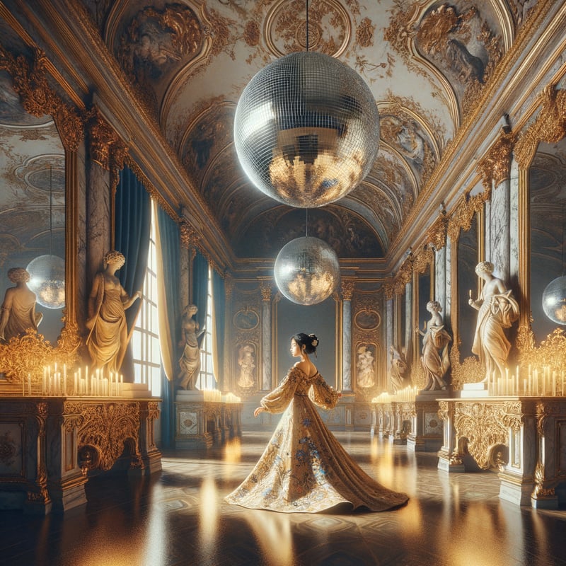 Regal Baroque Ballroom Scene