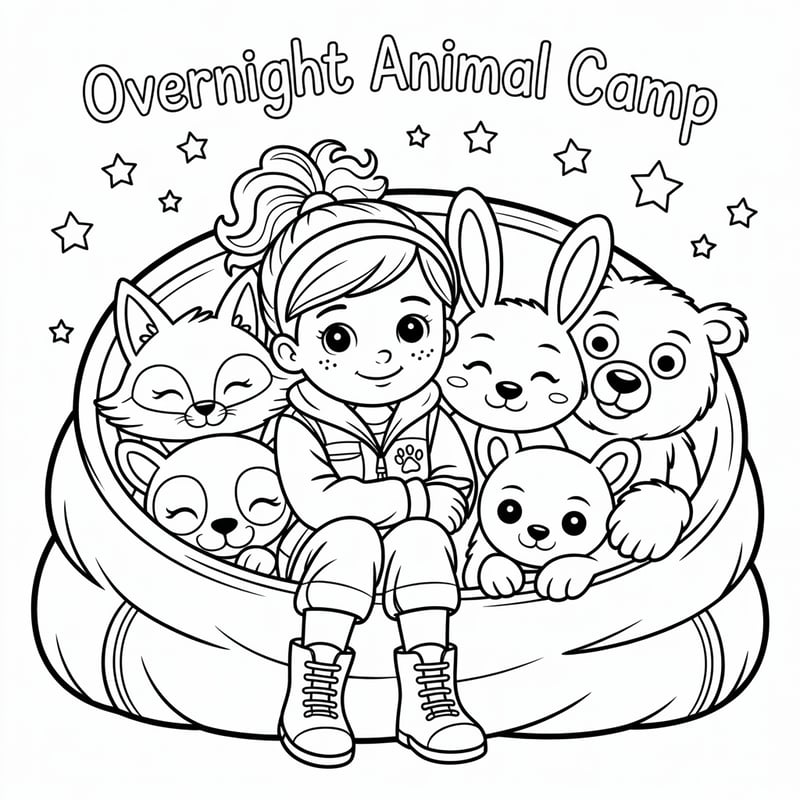 Zara at Overnight Animal Camp