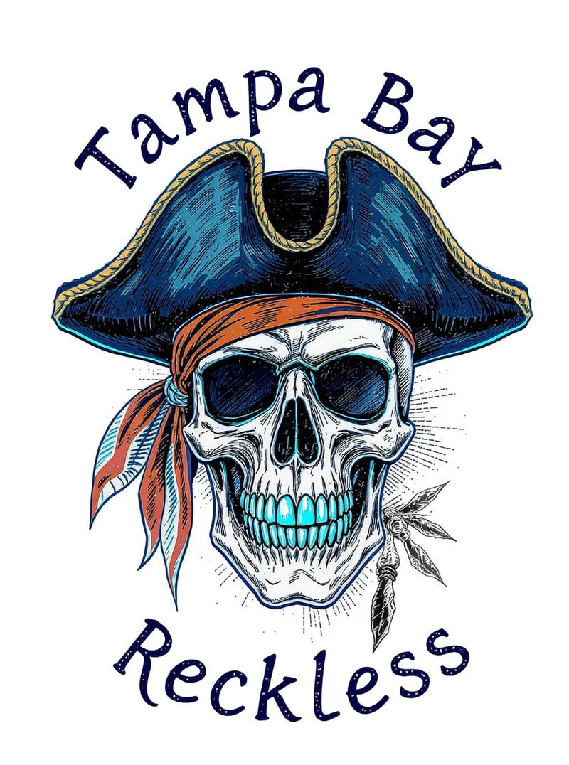 Tampa Pirate Skull Graphic