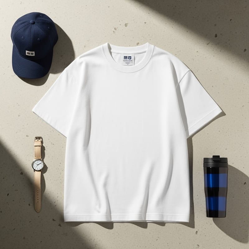 Flat Lay Comfort Colors 1717 T-shirt Mockup