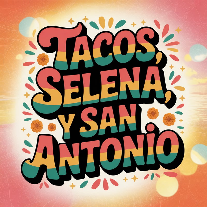 Tacos Selena San Antonio Graphic