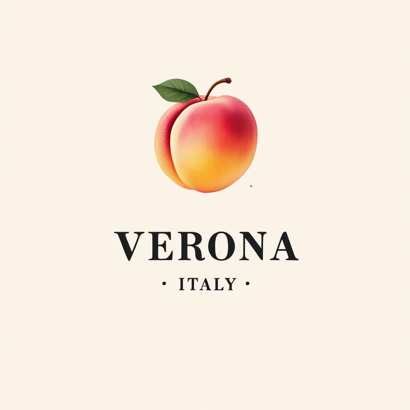 Minimalist Verona Peach Graphic