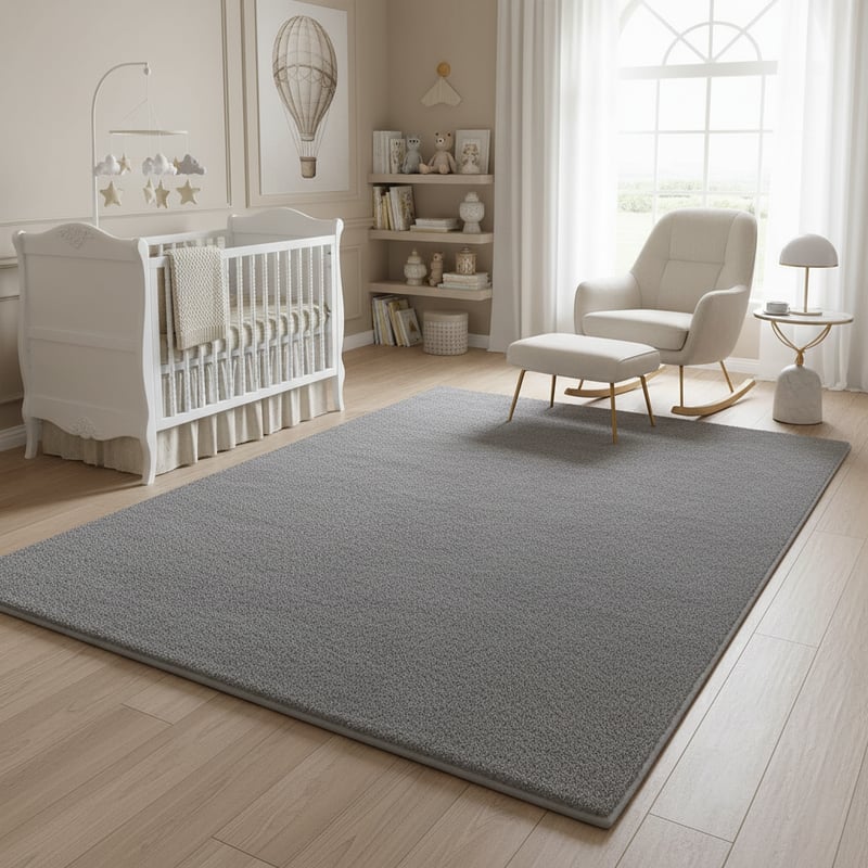 Luxury Nursery Rug Mockup