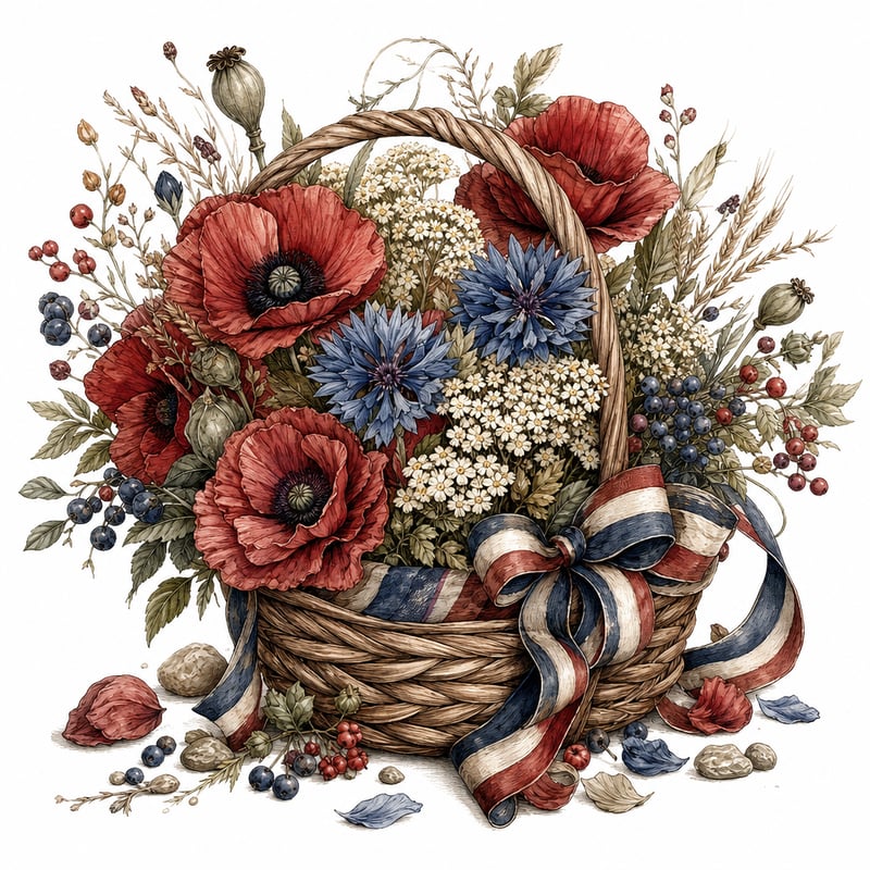 Vintage Botanical Watercolor Illustration