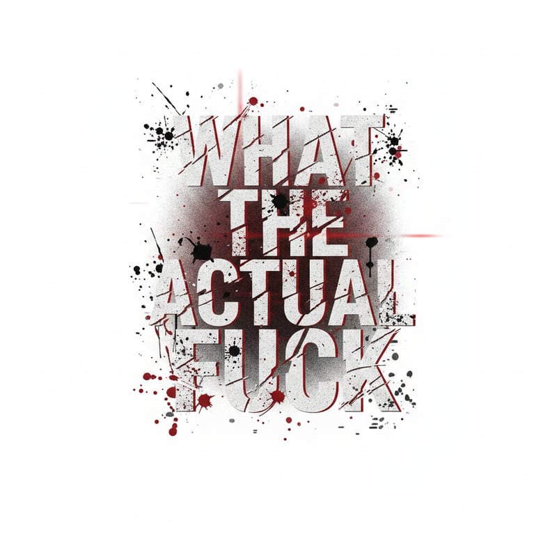 Black Text on White Background