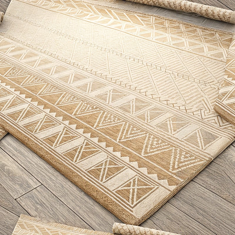 Scandinavian Gradient Rug Design