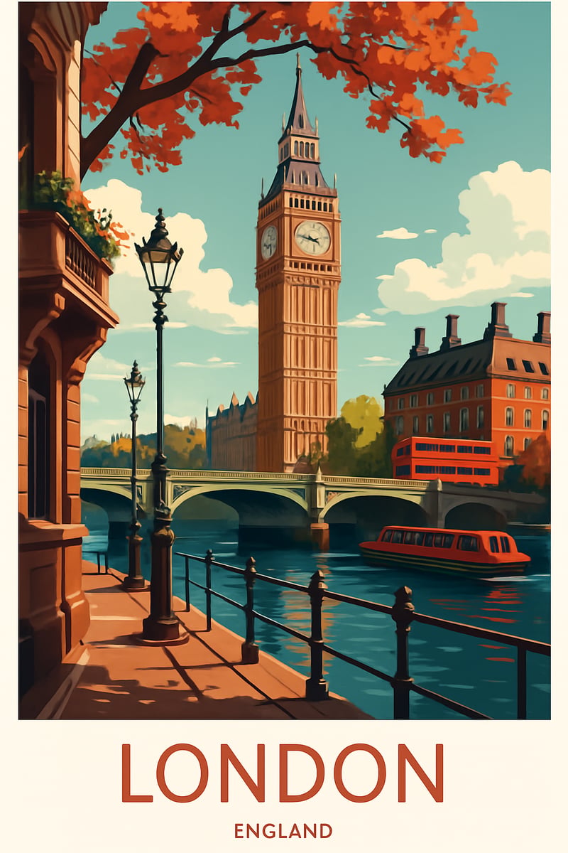 London Style Poster Design