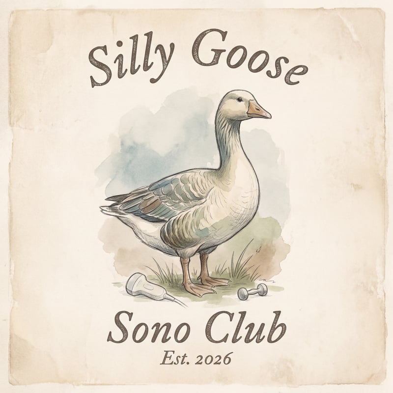 Vintage Hand-Drawn Goose Illustration