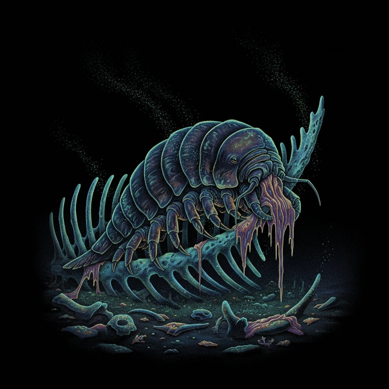 1990s Airbrush Deep-Sea Wildlife Art