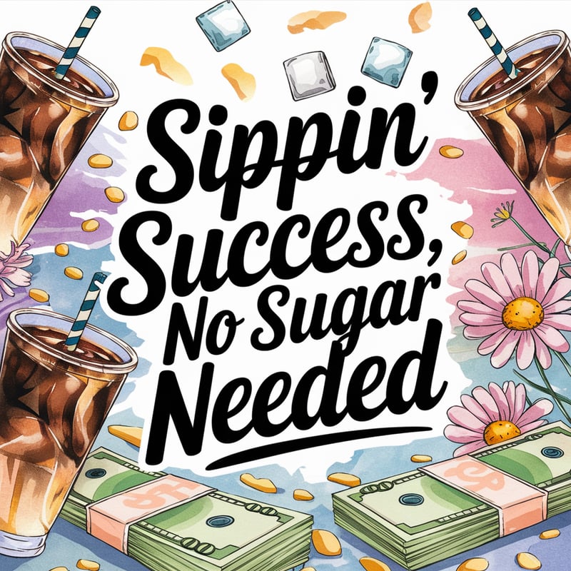 Sippin’ Success Iced Coffee Art