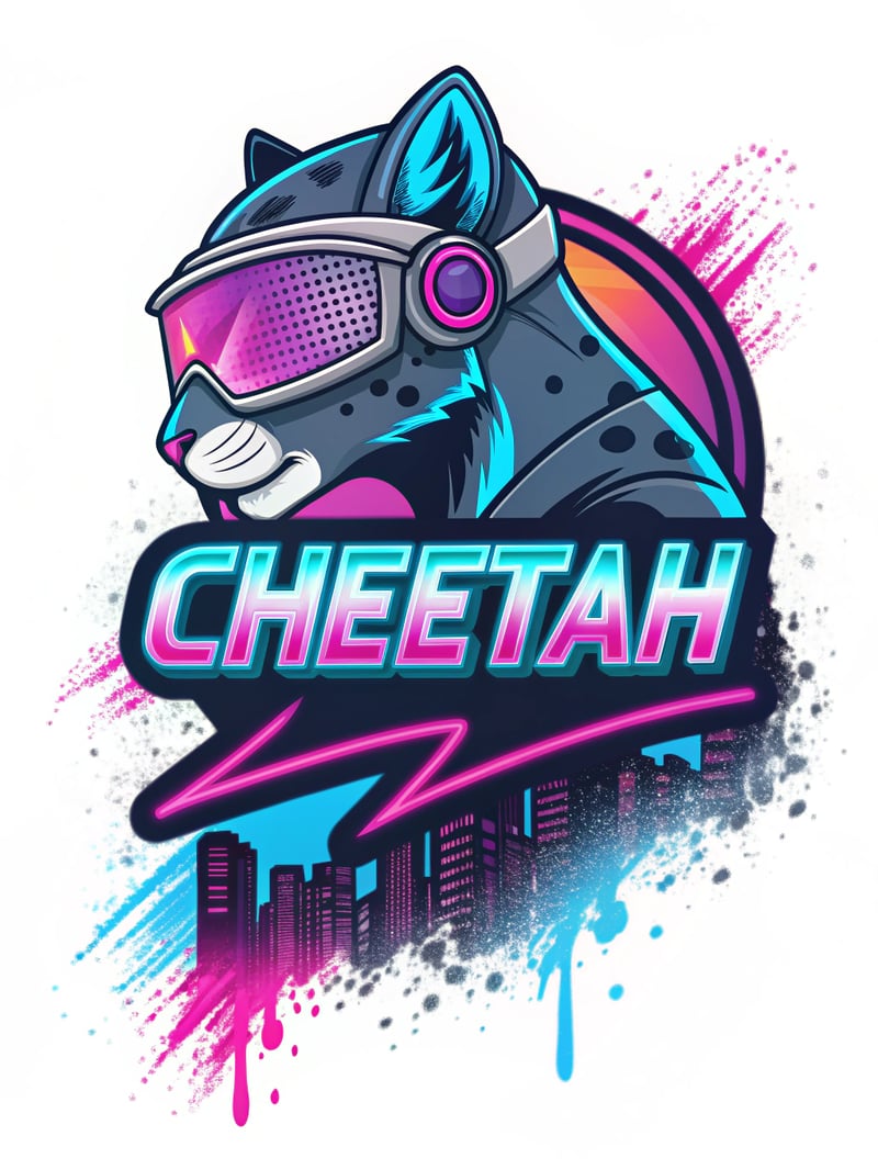 Neon Cheetah Sports Logo