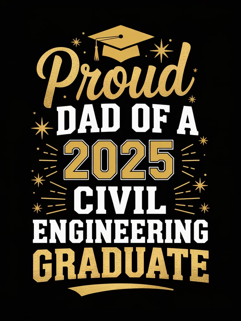Proud Dad 2025 Graduate Design