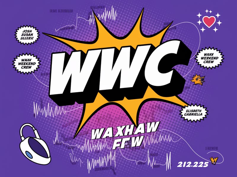 Dynamic WWC Superhero Comic Design