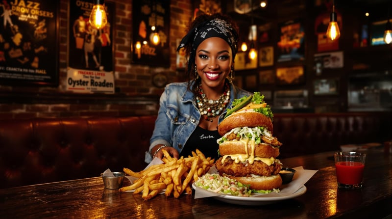 Oyster Po’ Boy at Jazz Dive Bar
