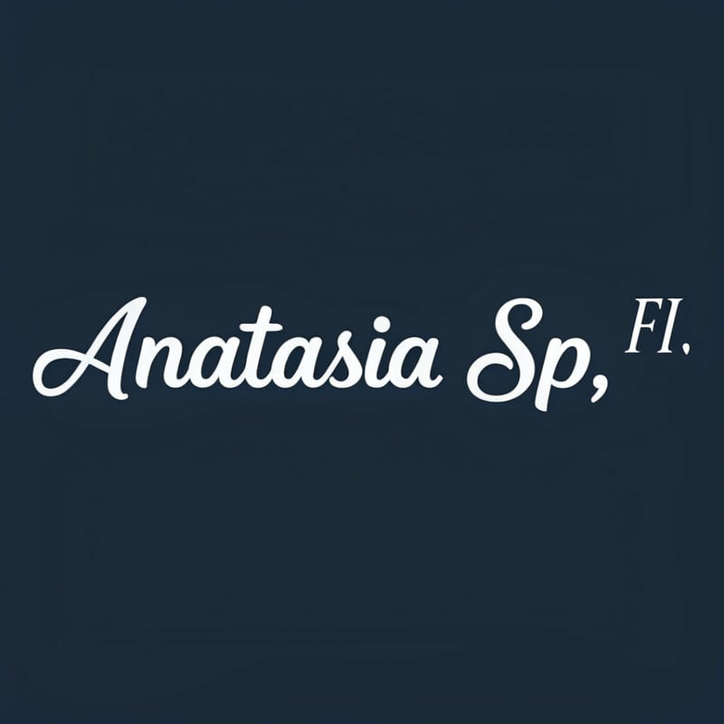 anastasia sp fl elegant serif text