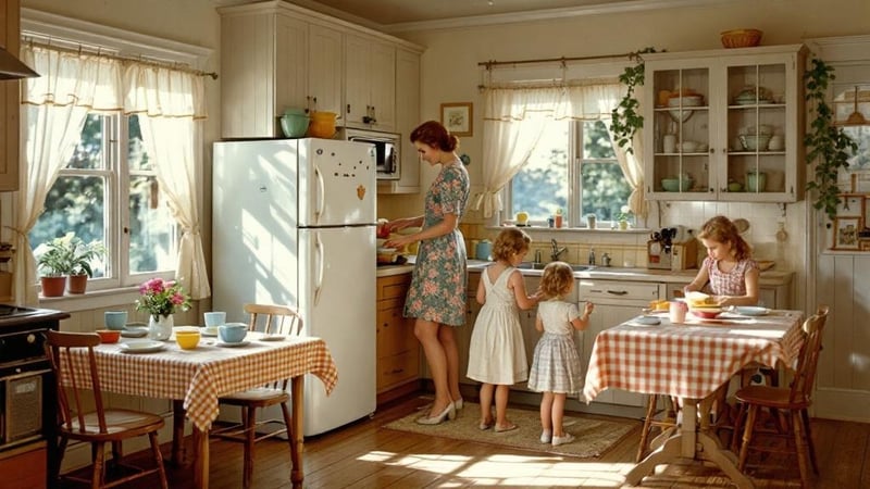 1930s Craftsman Kitchen Scene