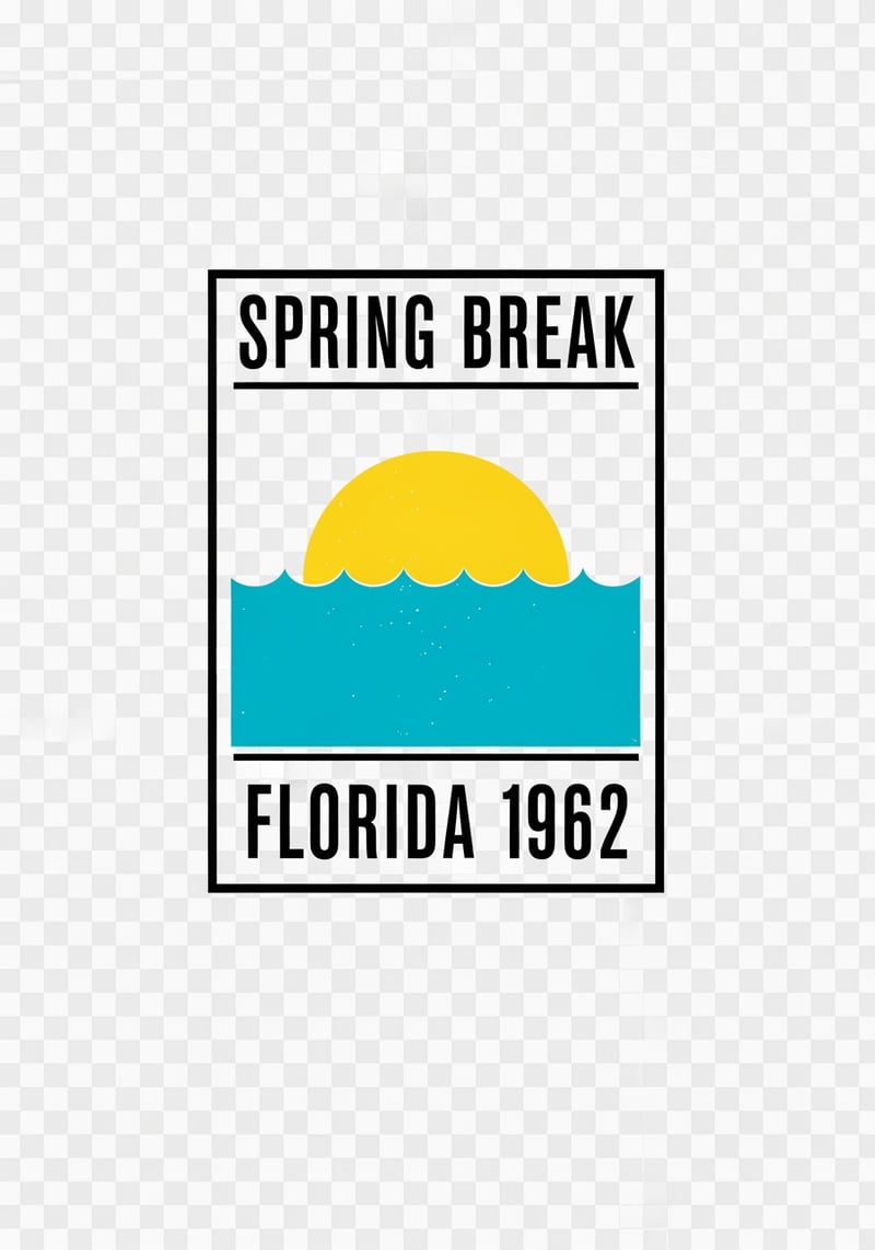 Florida Spring Break 1962 Vintage Badge