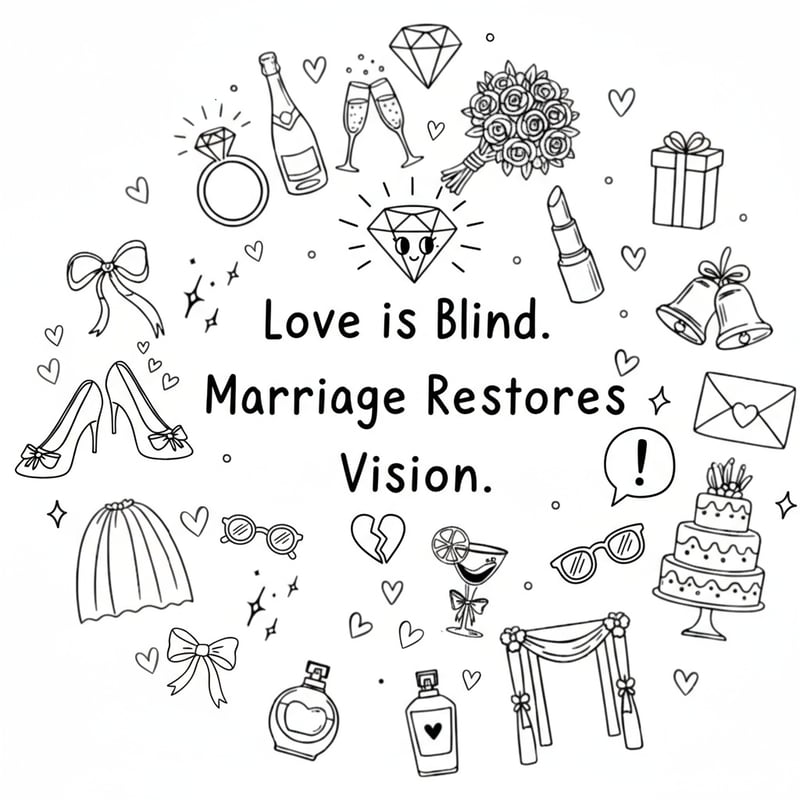 Love is Blind Humorous Design