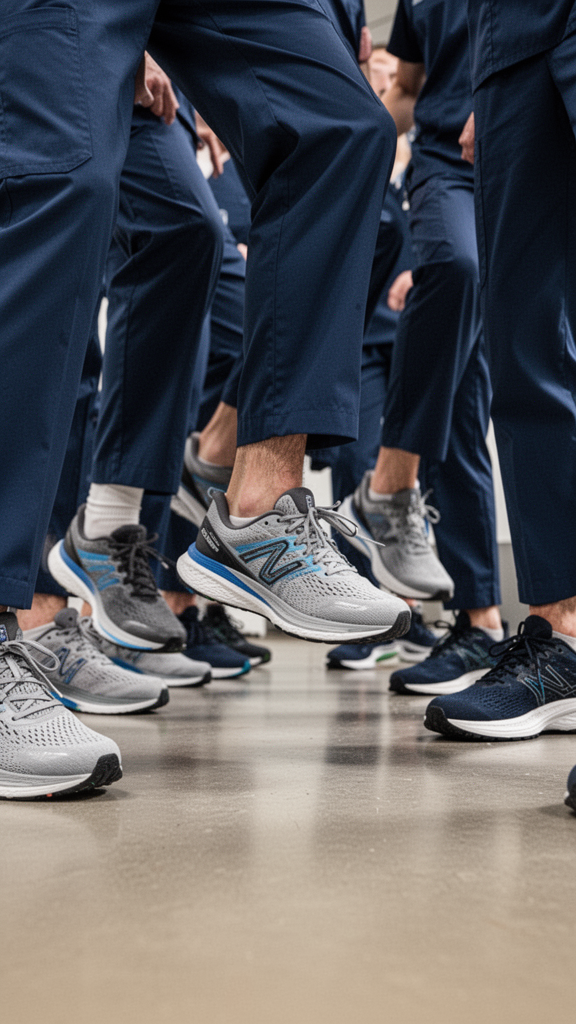Team Stomping in Modern Sneakers