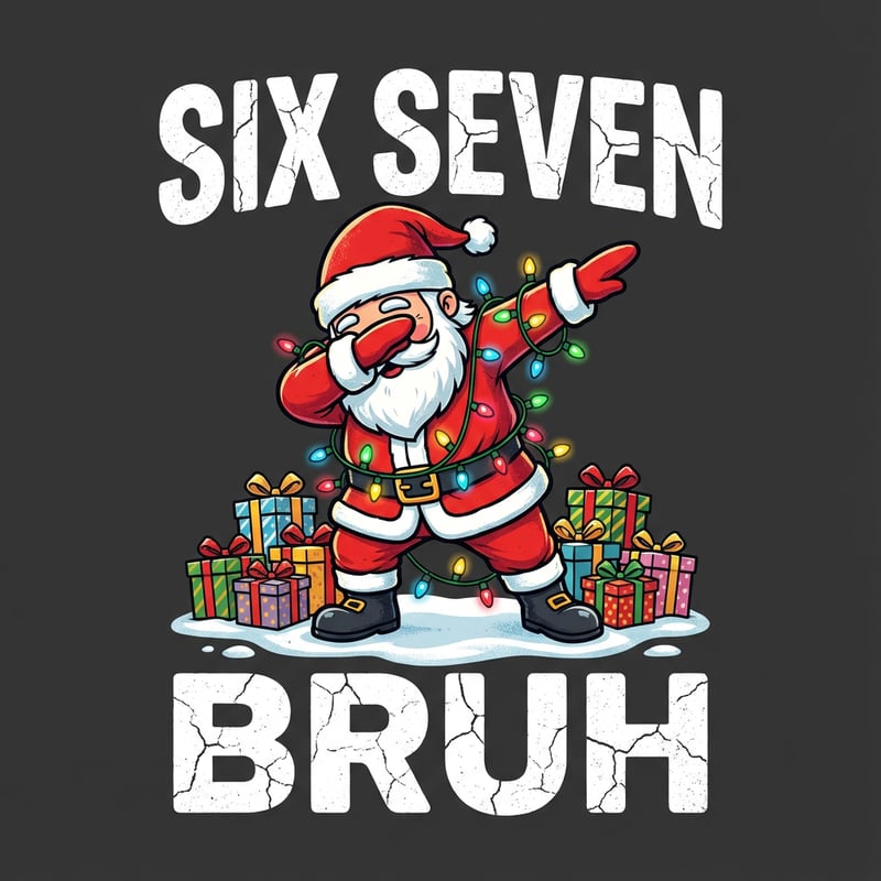 Santa Claus Dab Dance T-Shirt Design