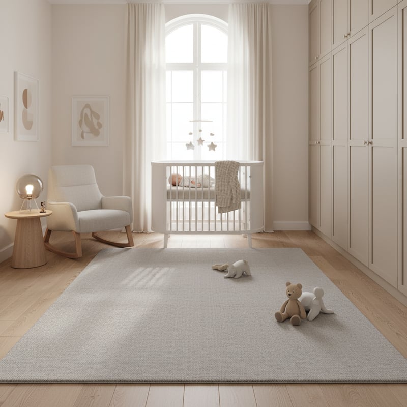 Luxury Nursery Rug Mockup