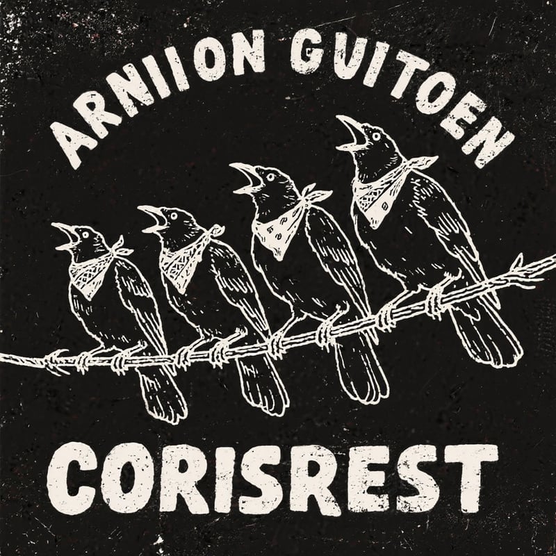 Vintage Concert Poster of Screaming Grackles